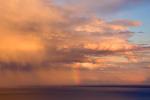 Lake Superior storm and rainbow